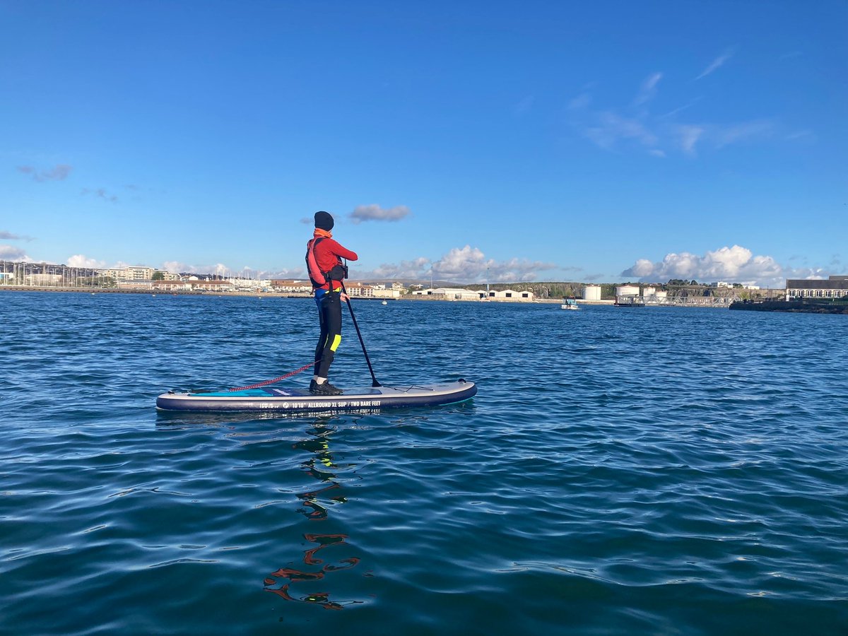 Starting #Friyay the only way we know how - with a #SUP before breakfast - have a great day! #Plymouth