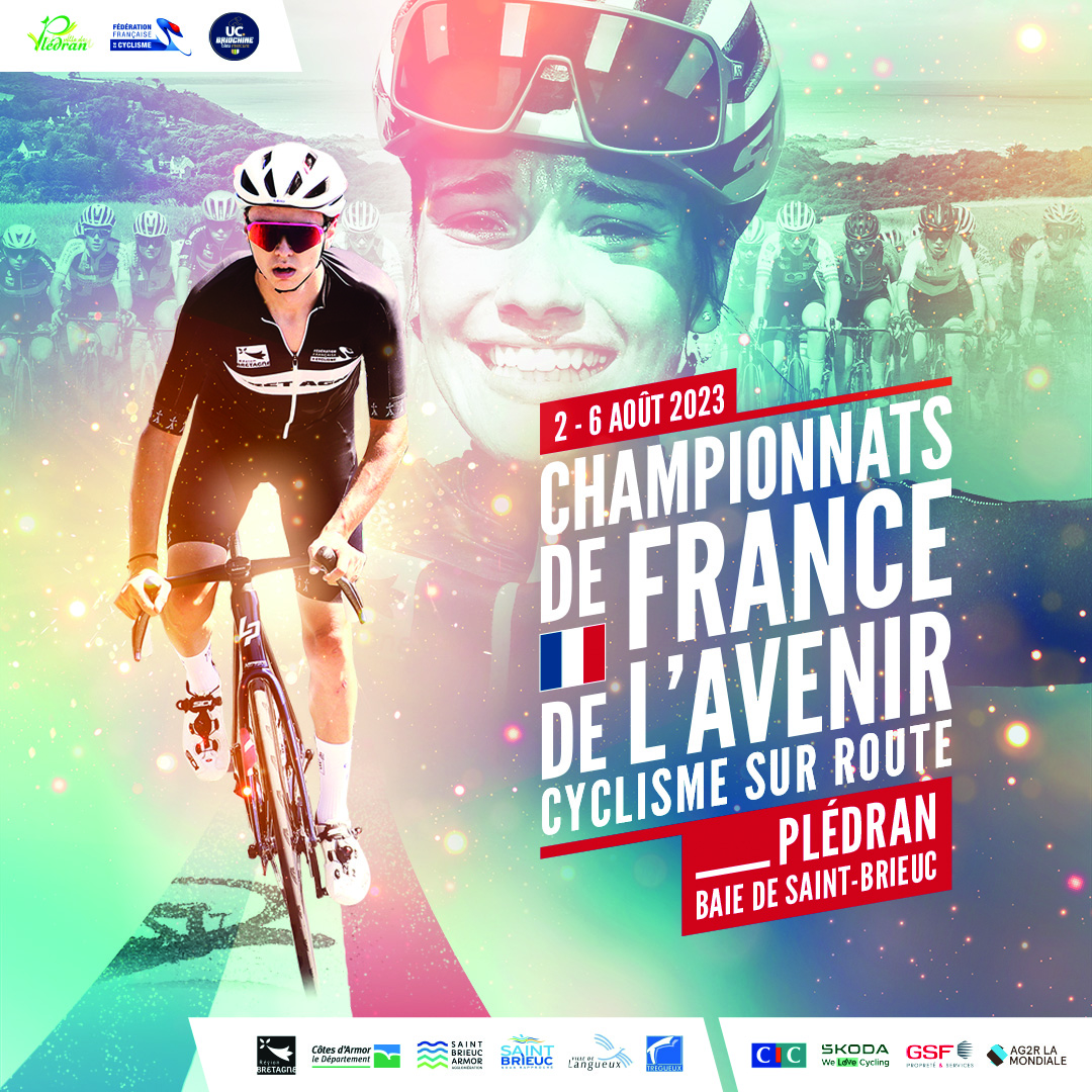 🔔 C'est en Bretagne (et plus précisément à Plédran) du 02 au 06 août qu'auront lieu les championnats de France 🇫🇷 de l'avenir cyclisme sur route 2023 🚴‍♂️

#route #cyclisme #france #avenir #bretagne