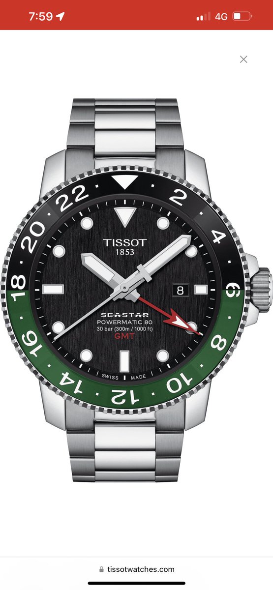 danielsemper's tweet image. The hype is on! This Feb 2023 Tissot will be launching the new TISSOT SEASTAR 1000 POWERMATIC 80 GMT. T1204291105101 🥳 #tissot @TISSOT #tissotau #seastar #gmt
