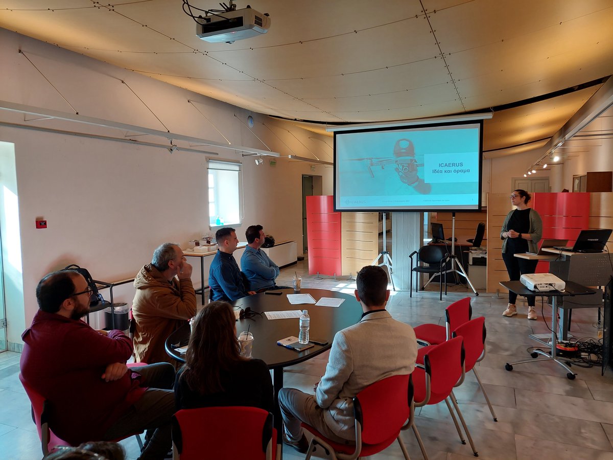 ESYF_syn's tweet photo. Strong NY start for #ESYF, with its participation in the first #focus_group of @icaeruseu, Thursday 19/1 at AUA
🎯Identify the learning needs of stakeholders in terms of the application of spraying #drones
🎯Development of a free online training course within the ICAERUS Academy https://t.co/8fcQjypHTy