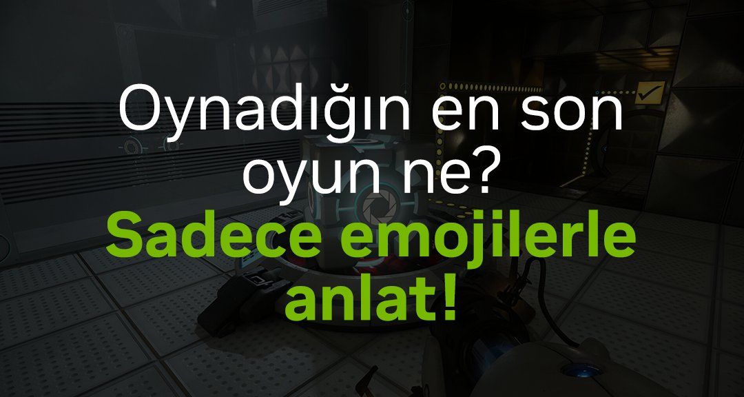 Haftanın Wallet Code'lu sorusuyla geldik.🎉 Gönderiyi RT'leyen ve soruyu, sadece emoji kullanarak doğru şekilde cevaplayan 15 takipçimizin DM kutusuna Steam Wallet Code ışıınlıyoruz. 📩 Yarın akşam 20.30'da gönderinin altında buluşalım!💚