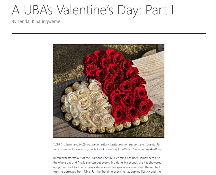 Sustaining a relationship as a university student can be difficult especially when financial resources are limited. As many university boys are fighting to meet the social standard for Valentine`s Day treatment for their girlfriends, many of them… thegoatpol.org/story/a-ubas-v…