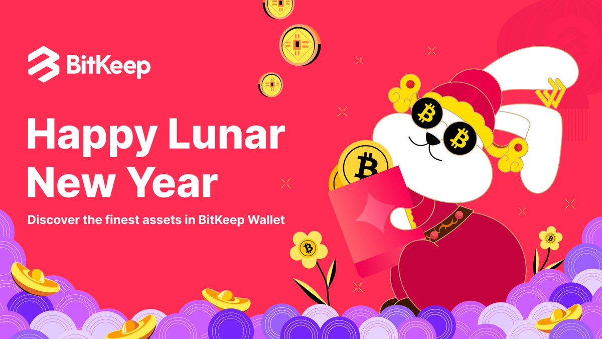 BitgetWallet's tweet photo. 🎉🧧 Gong Hei Fat Choy🧧 🎉 #BitKeepers! Wishing you good luck and great fortune this year.
Happy New Year of the Rabbit 🐰
#LunarNewYear https://t.co/LYZP1PNFF0