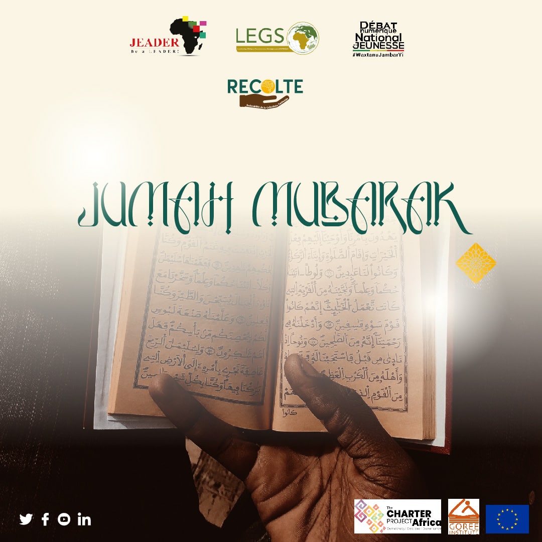 Paix, Joie et Amour. 🙏🏼
#JumahMubarak 🕋🕌
 #Citizenrecolte  #civictech 💻
#gouvernancelocale 
#Sénégal