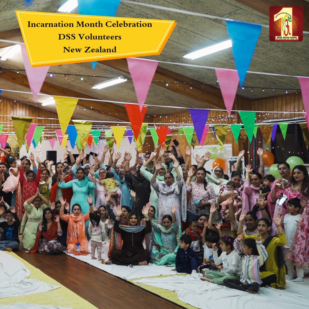 By singing the glory of the Lord, the disciples from New Zealand celebrated the incarnation month of Guruji Revered Shah Satnam Singh Ji Maharaj. The entire month is a big celebration for all the disciples. Get the glimpses here! #HappyIncarnationMonth