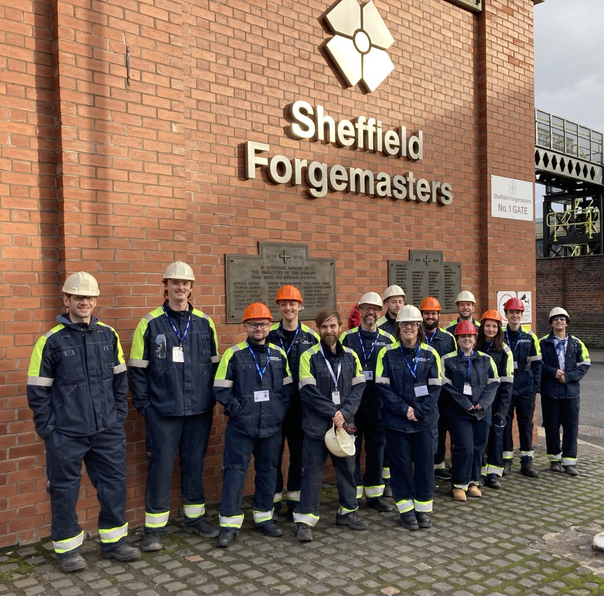 On Monday we headed out to <a href="/ForgemastersHQ/">Sheffield Forgemasters</a> for a great industry visit. #researchinaction #metallurgy #steelcity #industry