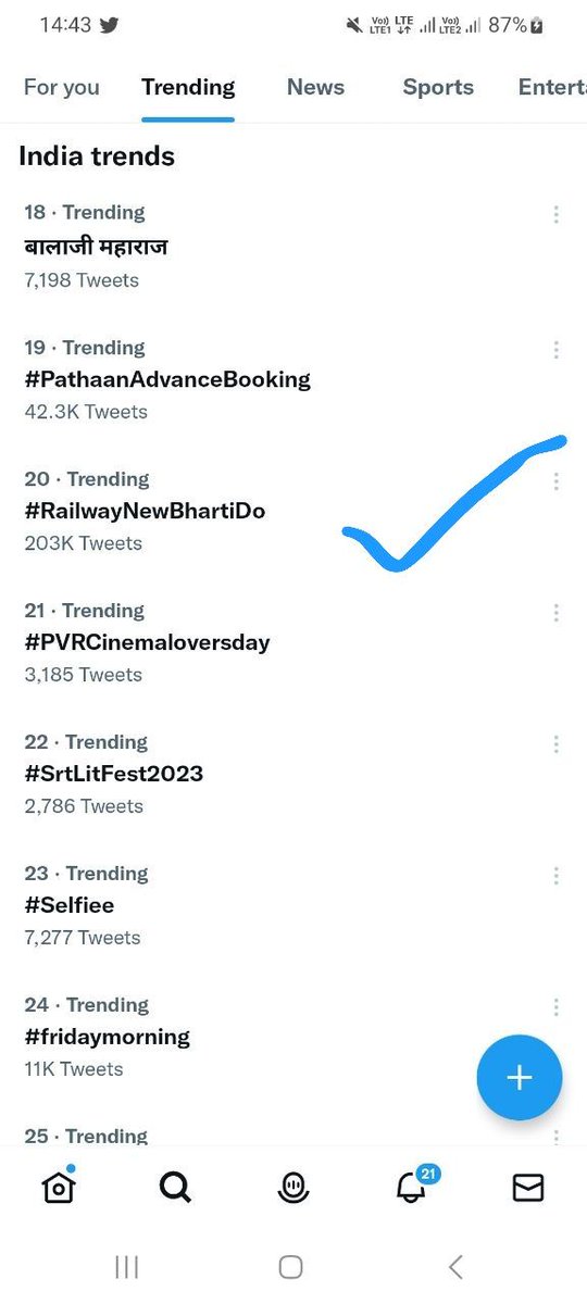 AIRAAAOFFICIAL's tweet photo. Trending with more than 2 Lakhs➕ tweets.. Keep tweeting n retweeting 🔁✔️

#RailwayNewBhartiDo
@AshwiniVaishnaw https://t.co/6Mm1iuxfly