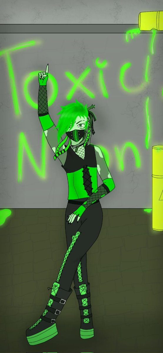 #drawing #art #industrialdance #cybergoth