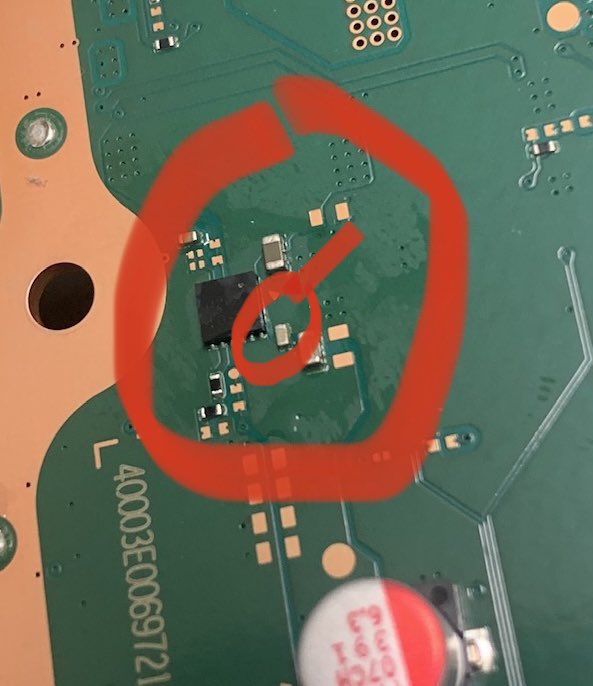 _PMDevelopments's tweet image. Another PS5 fault, short cap pulling the 5v line down which stopped the console from booting. I’ve always been a PlayStation fan boy but the PS5 is a steaming pile of 💩 so many issues with them 🤮