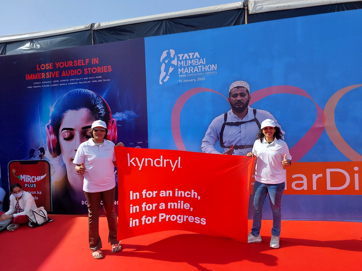 KyndrylIndia's tweet photo. Kudos to our Kyndryls, who recently participated in @TataMumMarathon. Each one was rewarded with a lovely finisher medal.

They truly live by the motto “In for an inch, In for a mile, In for Progress.”
#TheHeartOfProgress #WeAreKyndryl #TMM2023 https://t.co/qnhpAXx6fj