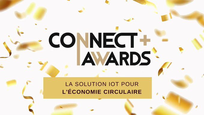 Fiers d'être nominés aux Connect + Awards dans la catégorie "Solution IoT pour l'économie circulaire". 🗓️RDV tout à l'heure pour les résultats ! #Prix #Awards #IoT #EconomieCirculaire #CircularEconomy #Sustainability #ThinkOutsideTheBox
