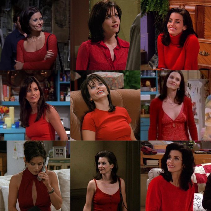 ChandlerBing_12's tweet photo. Monica Geller in Red https://t.co/QkxtbDdhRI