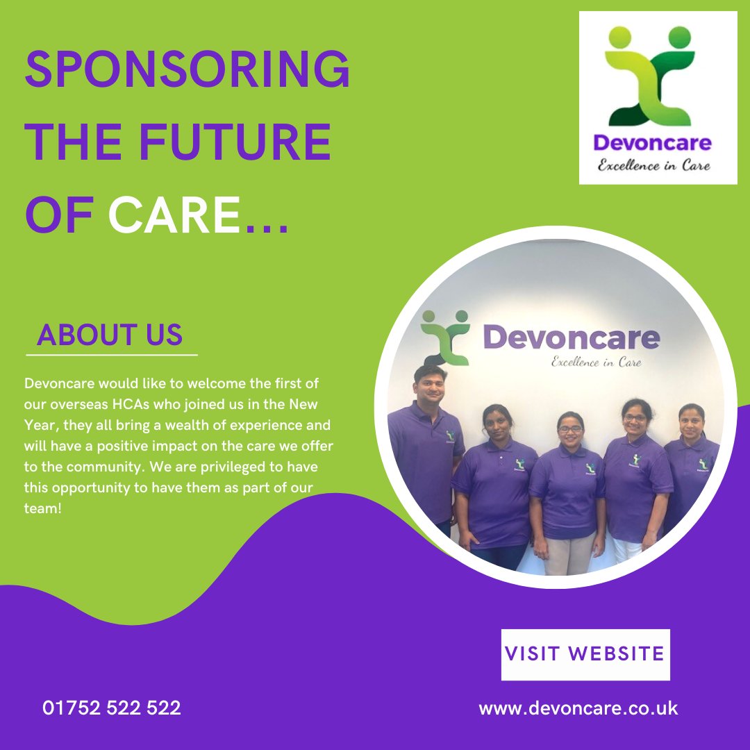 Devoncare1's tweet photo. Sponsoring the Future of CARE...

MORE to come on this very soon!

#care #healthcare #healthcareassistance #nursingstaff #liveincare #dementiacare #palliativecare #endoflifecare #nursing #personalnurse #nurserecruiting #carehome #carehomes #devon #cornwall #devoncare https://t.co/lw6SMnTsEg