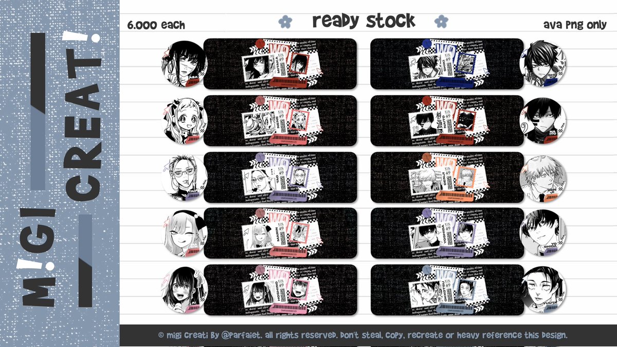 boleh bantu RTnya? terima kasiiih! <3

haloo, migi bawa layout ready stock lagi nih ada anime, enstars sama paradox live, price udah ada di pic! bisa dijemput nanti malam jam 19.30 ya! booking juga bisa nih dengan fee +2k per layout! ayo jajan! <3

#zonauang #zonaba #zonajajan