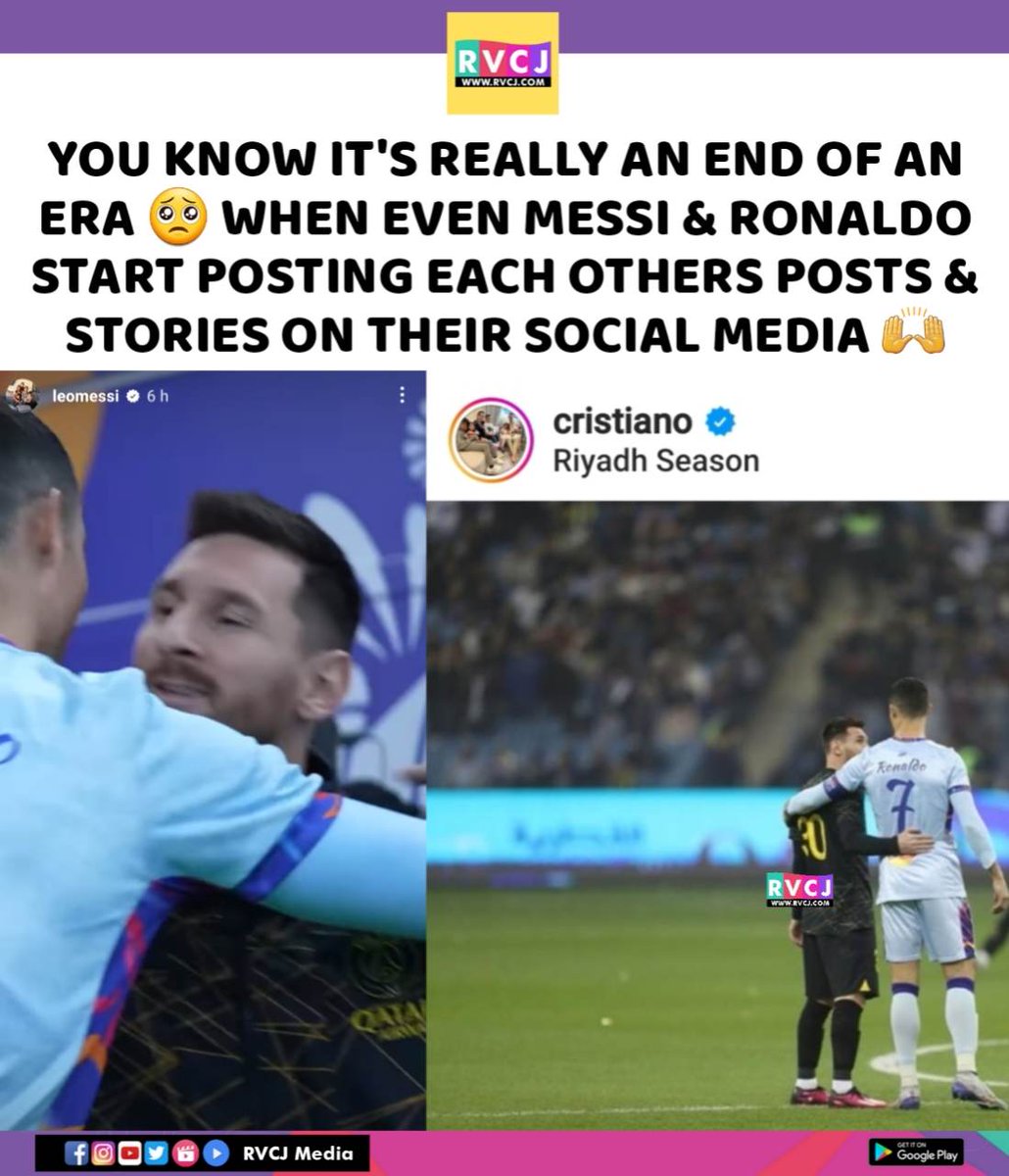 RVCJ_FB's tweet photo. Messi &amp; Ronaldo https://t.co/PBVeXqmKMj