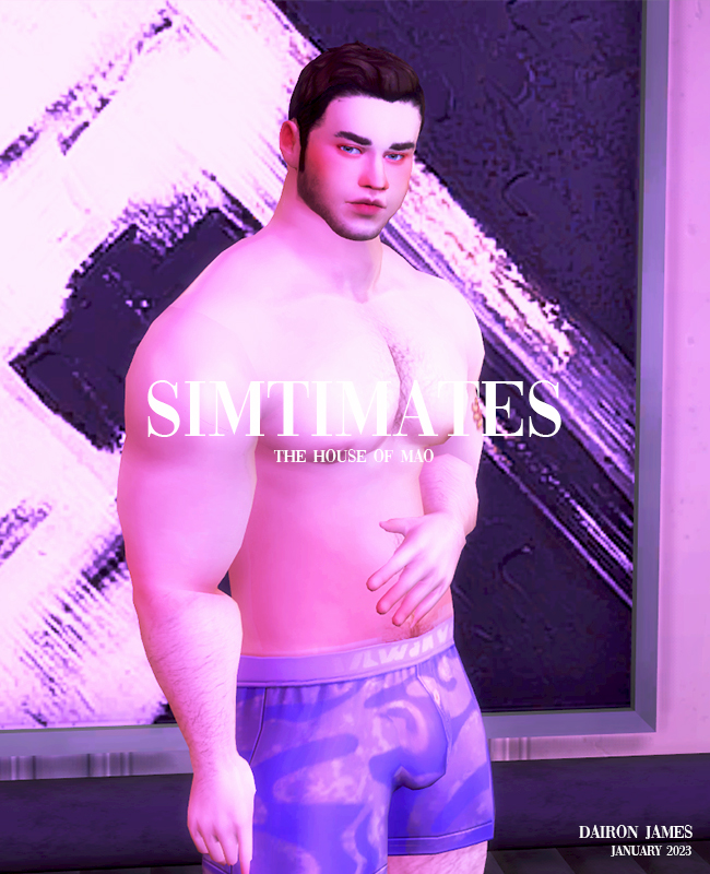 PtyMAO's tweet photo. #SIMTIMATES (@windenbro edit) - The House of MAO. Model: Dairon James. #ShowYourSims #Sims4 #TS4 #PtyMAO https://t.co/kPLNtc8ET7