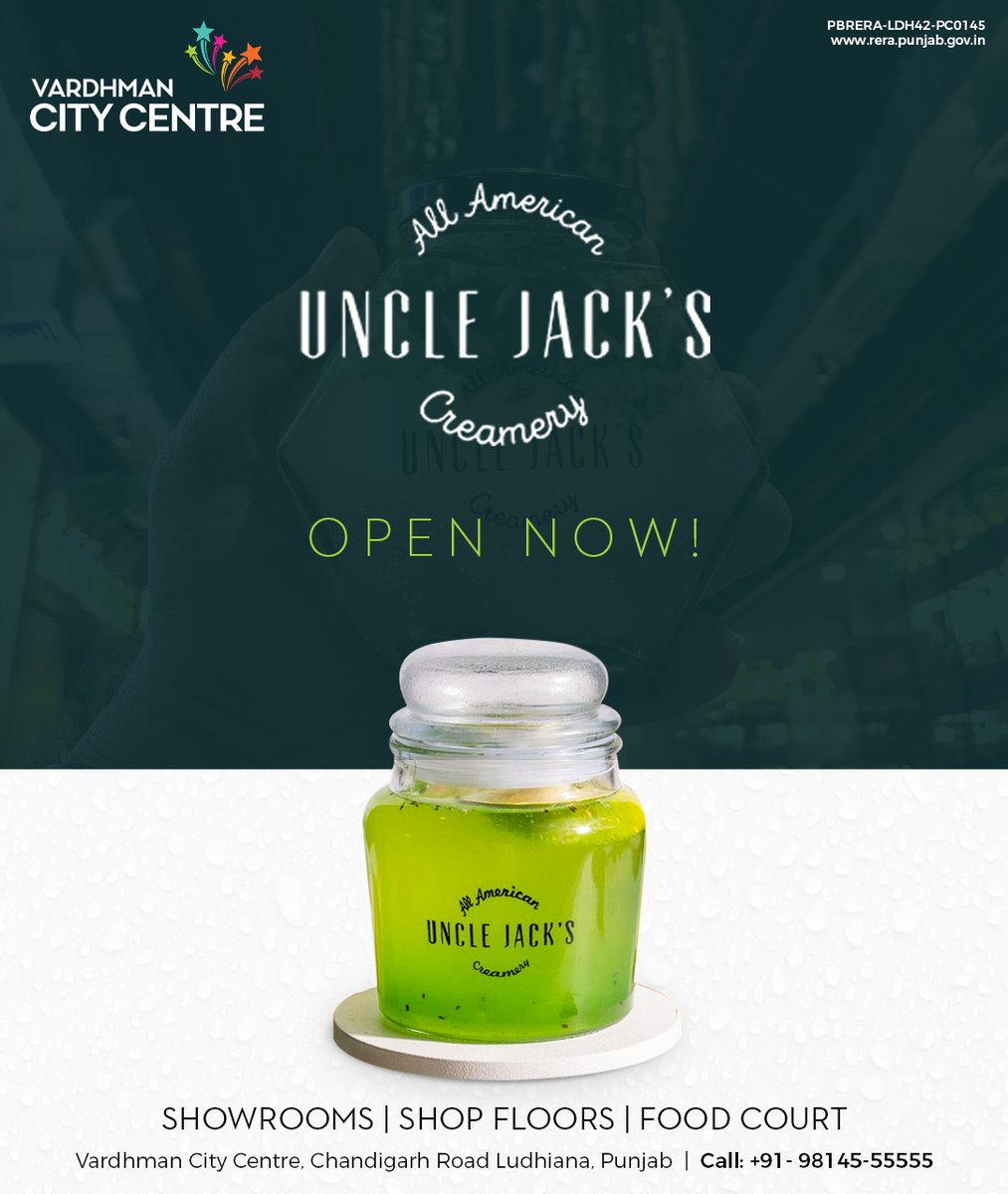 vccludhiana's tweet photo. The home to the yumilicious treats is here!
Uncle Jacks is Now Open at Vardhman City Centre

To know More About us, call 98145-55555 Or Visit https://t.co/w5MODGb5Co

#VardhmanAmrante #VardhmanCityCentre #UncleJacks #NowOpen #FoodHeaven #commercial #realestate #commercialcentre https://t.co/I8UD1s2Jps