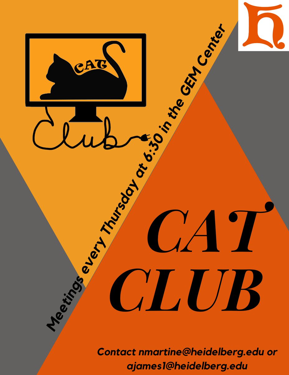 We're back for the semester! Come join us every Thursday in the GEM center at 6:30. 
Tuesday 1/24, we will be in Bareis 310 to talk to cybersecurity alumni Alyssa Edmund at 6:30!!