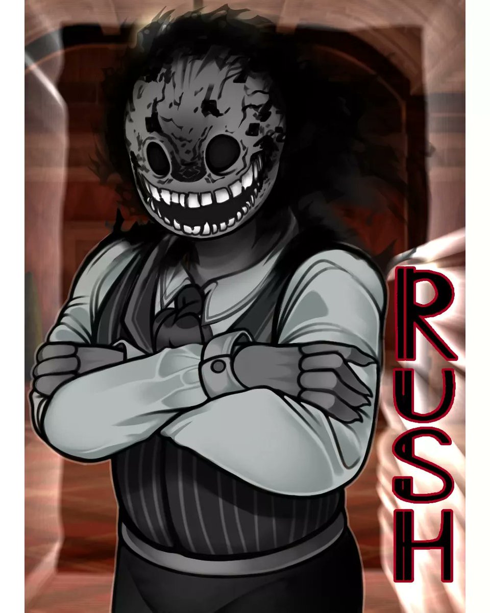 Roblox Doors: Rush but humanoid by DigitalPhobia on DeviantArt