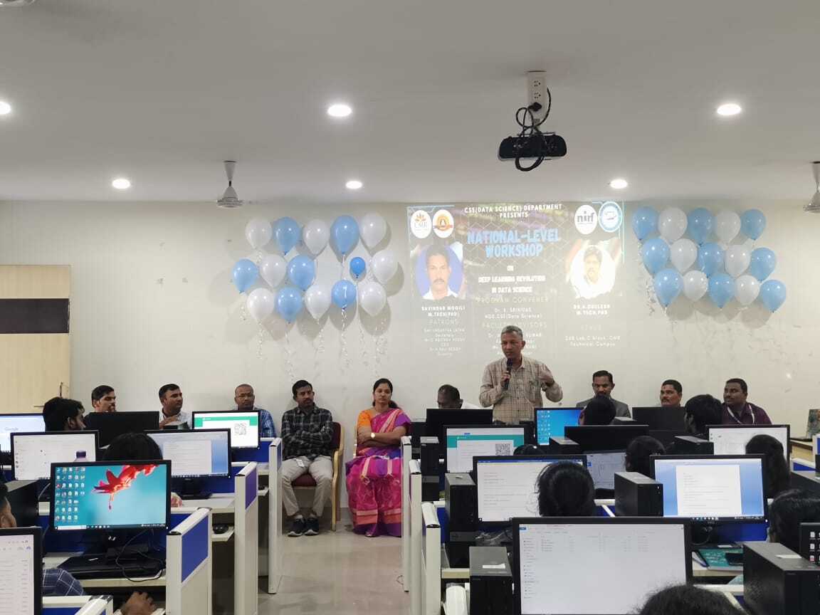 CMRTCofficial's tweet photo. Department of CSE - Datascience is hosting a National Level Workshop on “Deep Learning Revolution in Data Science” on 20th & 21st January 2023.
#CMRTechnicalCampus #NationalLevelWorkshop https://t.co/iGuv6gDC8W