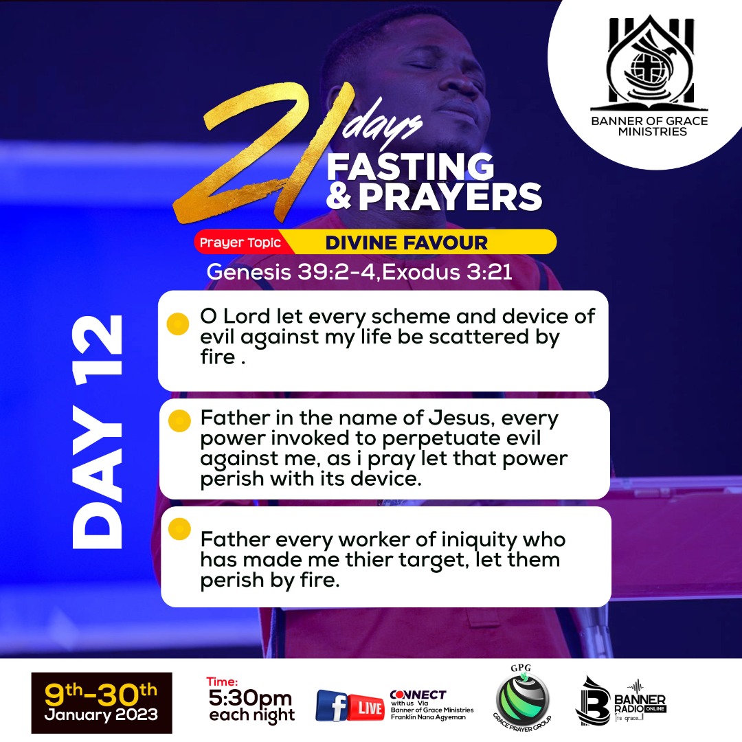 BannerM's tweet photo. Day 12 Of Momentum 21days Fasting &amp; Prayers.
TRANSFORMATION CONFERENCE 2023.. Date : 23rd-29th January 2023. Time is 5:30 pm each night. Come and experience the power of God in your life.
#efagyeman #bannerofgraceministries #church #postoftheday #bogm #efagyemanministy https://t.co/otx0N2zzNM