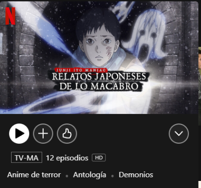 ElBadiablo's tweet photo. Aviso a la comunidad. Junji Ito ya está en Netflix. https://t.co/f2pxglTkHY