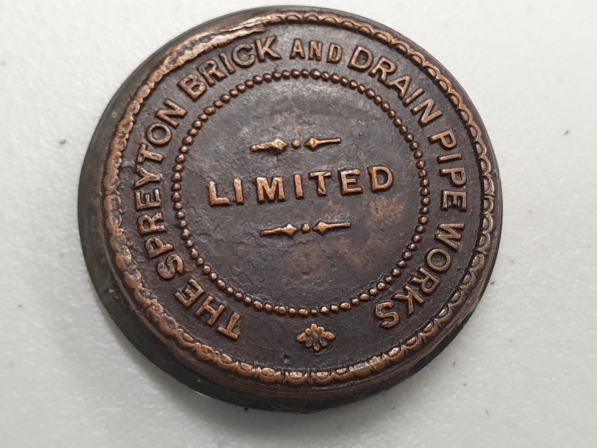 BassStraitMC's tweet photo. Summer Mystery Wins #6
The scale of the object is much smaller than most thought! This is a press seal of around 4.5 cm wide which was used by the Spreyton Brick and Drain Pipeworks to emboss their correspondence. Look out for another chance to win our final double pass tomorrow. https://t.co/5r6UrKqgoR