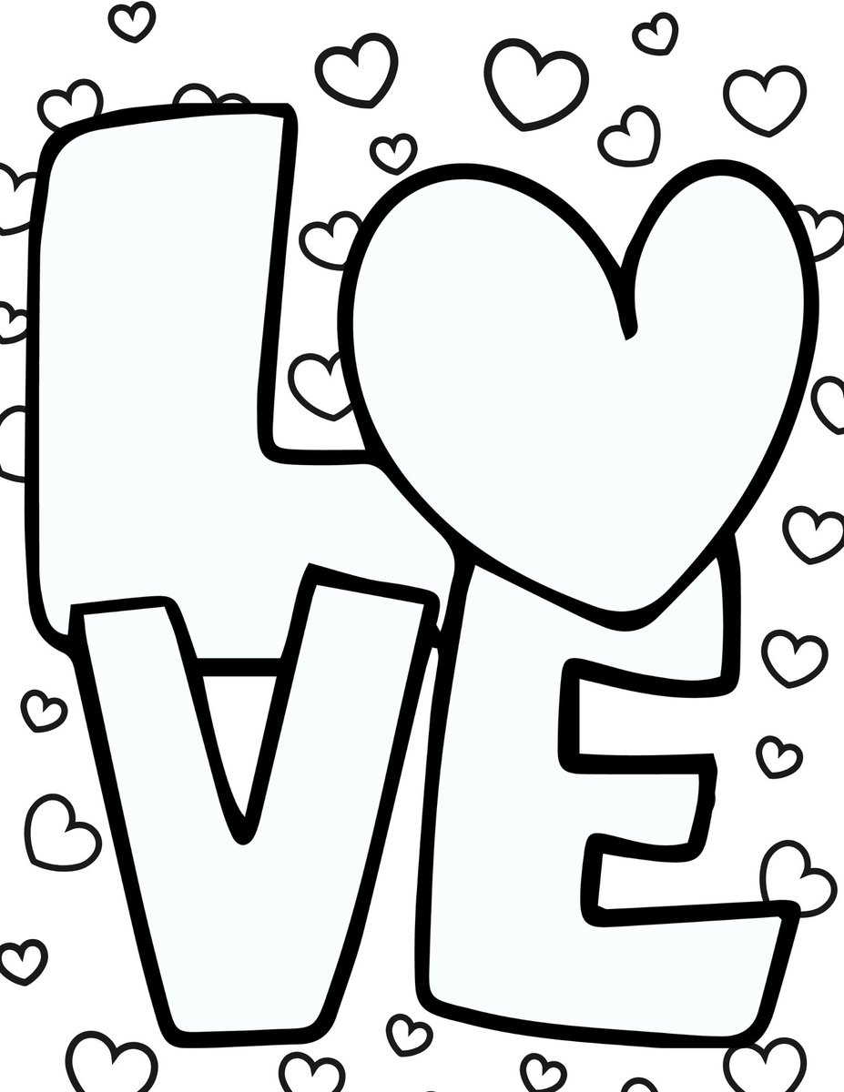 Free Printable Love Coloring Pages for Kids and Adults trbr.io/dwPMFaG via <a href="/2kidsandacoupon/">Kimberly Ritter</a>