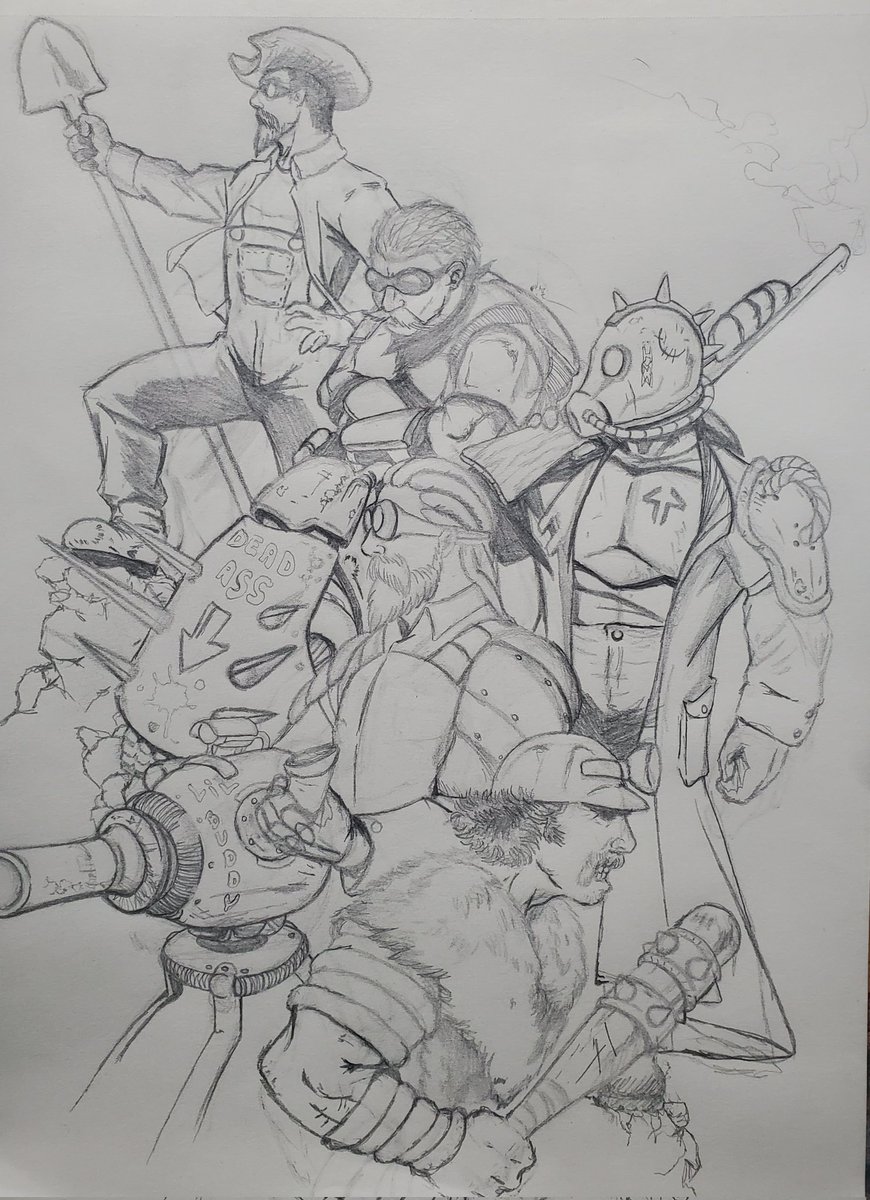 1HatefulBastard's tweet photo. Once in a while, we appreciate taking a break from the artsy fartsy stuff and going back to our comic roots. Thankfully, the dudes at @neebsgaming have dozens of hours of one of our favorite games to bring it out of us.

#wip #neebsgaming #neebs #appsro #thick44 #doraleus #simon https://t.co/YwzwvHcFZx