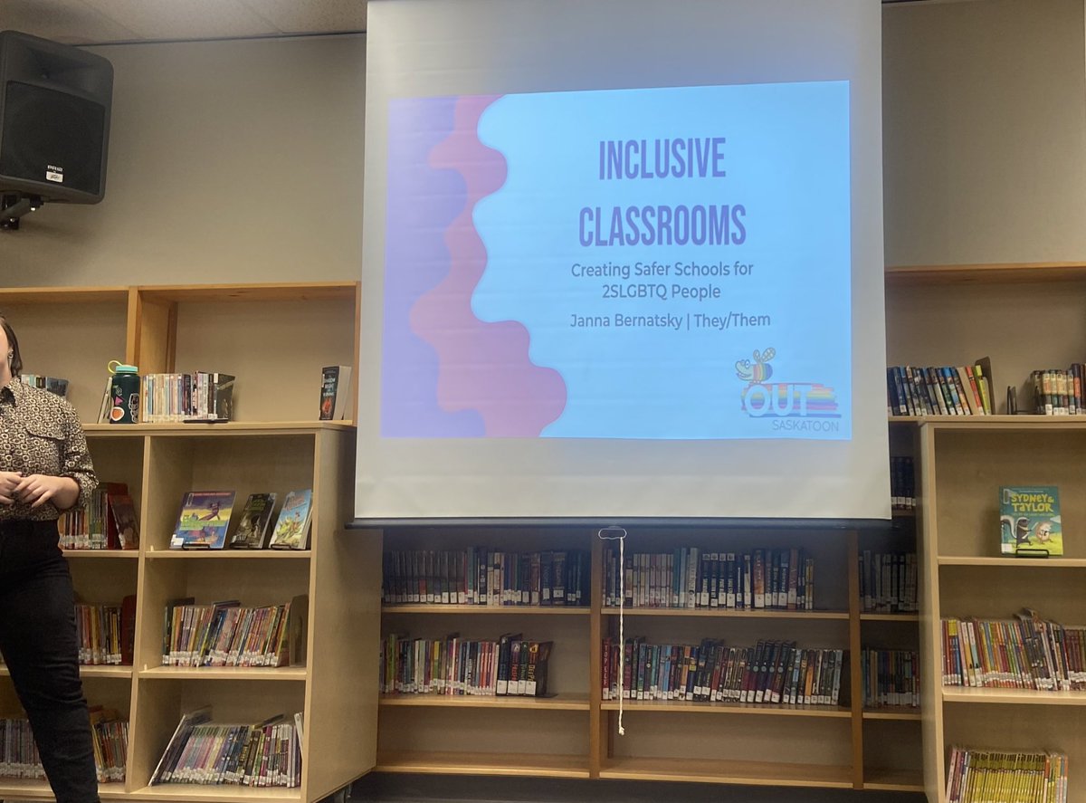 Thank you to <a href="/outsaskatoon/">OUTSaskatoon</a> for supporting our school goal on inclusivity in a diverse world. We gained a lot of knowledge as a staff but still have a long road ahead in this journey. #inclusive #diversity #safespace #learning #growing #pd #staff #schoolgoals #journey #mpsc #pssd