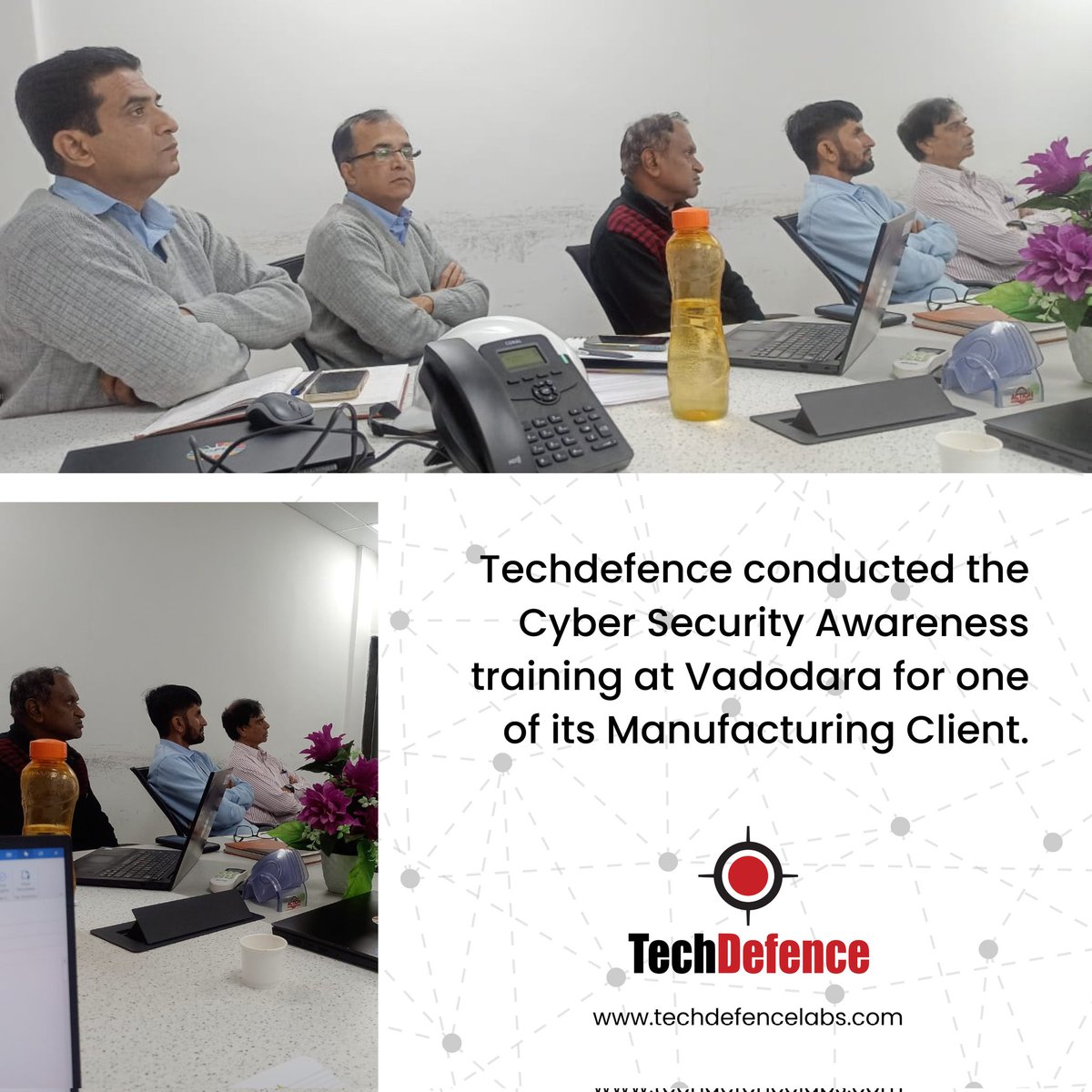 techdefence's tweet photo. Techdefence equips manufacturing clients in Vadodara with the knowledge and tools to protect their operations and sensitive data through comprehensive cyber security awareness training.
#cybersecurity #cybersecuritytraining
#cybersecurityawareness
#techdefence https://t.co/ErkvebR0p6