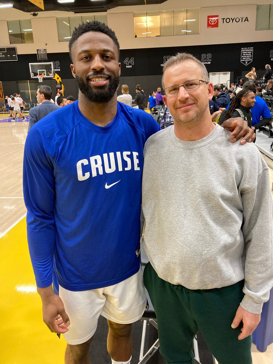 David Nwaba and his <a href="/UTownSports/">University Wildcats HSC Athletics</a> coach Steve Ackerman