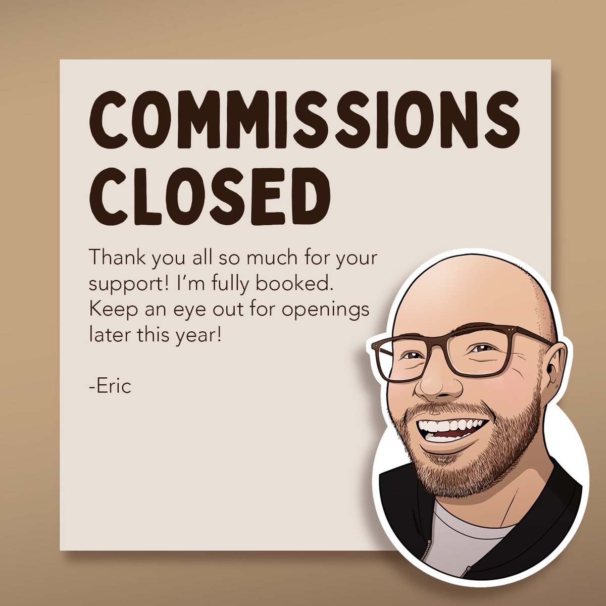COMMISSIONS ARE NOW CLOSED!

If you missed your chance at getting a commission from me, keep an eye on upcoming posts for my availability! Thanks so much! 📚❤️ 
.
.
.
#commissions #artcommissions  #comicbookartist #art #artist #illustration #illustrator #yegart #yegartist