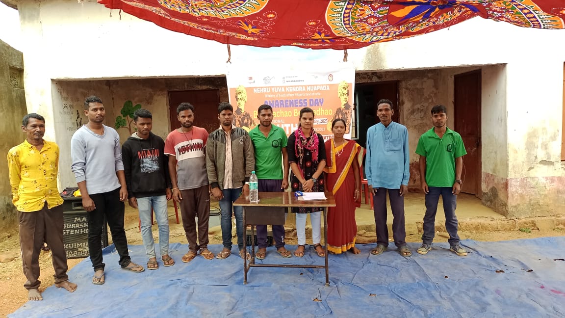 NNuapada's tweet photo. #awarenessday Programme org. by Gandhiji Yubak Sangh Patdarha, Boden Block affiliated with @NNuapada in the occasion of National Day and week programme.
Nyv-Anjali Sabar
#Nationaldayandweek
#BetiBachaoBetiPadhao 
@YASMinistry @Nyksindia @NYKS_Odisha @ianuragthakur @thakur_asis https://t.co/VFOMyTUkVa