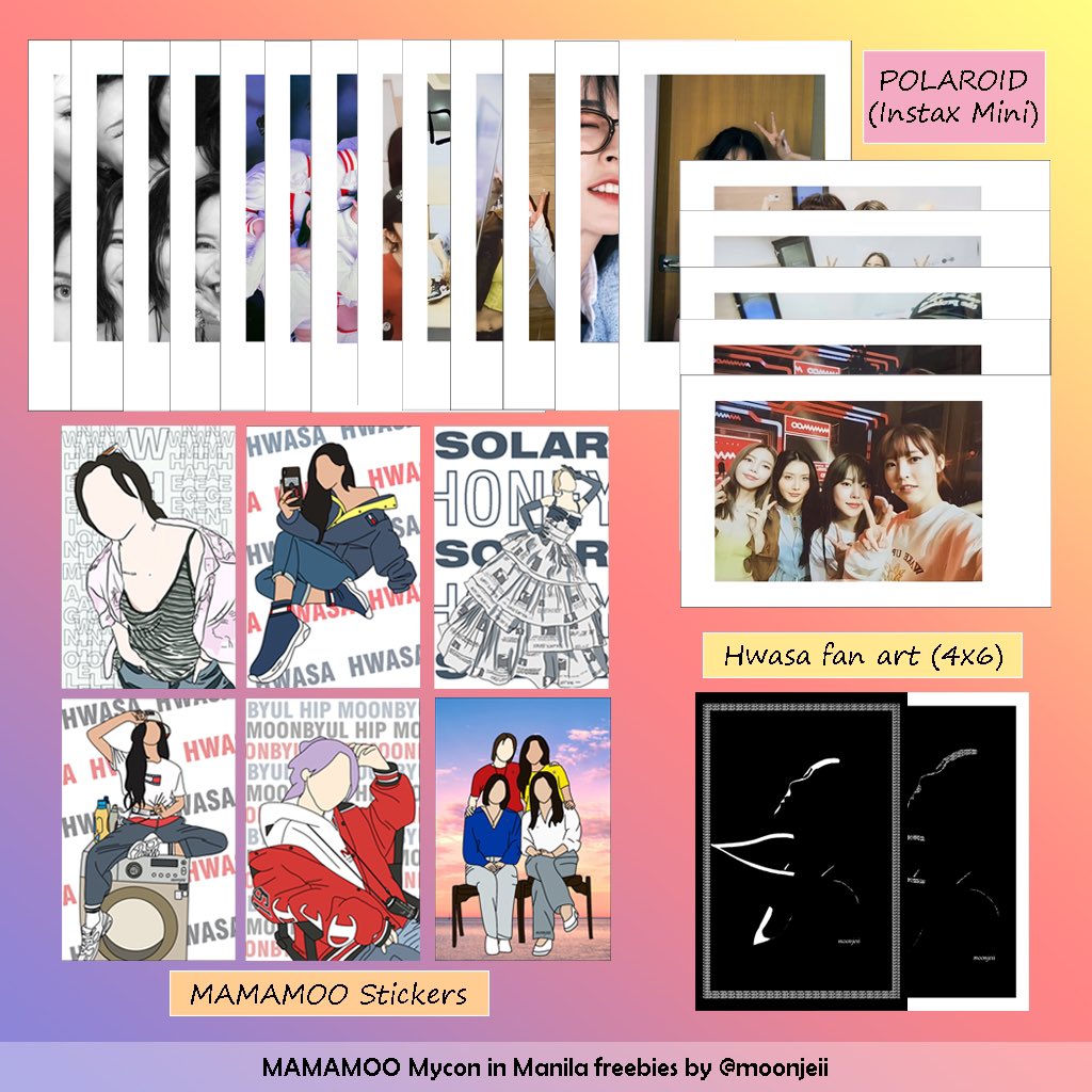 moonjeii's tweet photo. HI MOOS! I’ll be distributing these freebies on concert day! Limited lang po but accepting donations din para marami mabigyan HAHAHA Priority po pala yung Introverts 😭 See you!

*trade tayo freebies plsss

#MYCONinMNL #MAMAMOOinPH #MAMAMOO https://t.co/uiFVp22zR3
