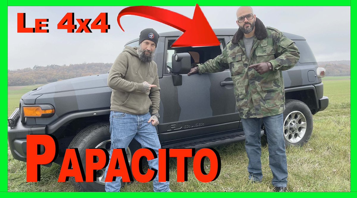 ENFIN IL RÉCUPÈRE SON 4x4!!
Un an après!!!
Vidéo dispo sur notre chaîne YouTube !
<a href="/Papacito1er/">PAPACITO👑👊✍️</a> 
👇👇👇👇👇

youtu.be/EdNVbj2u9ks
