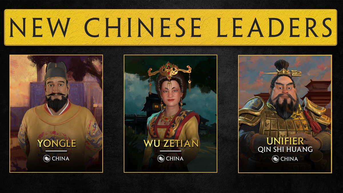 TheCivShow on Twitter "3 new leaders were released in the CivGame