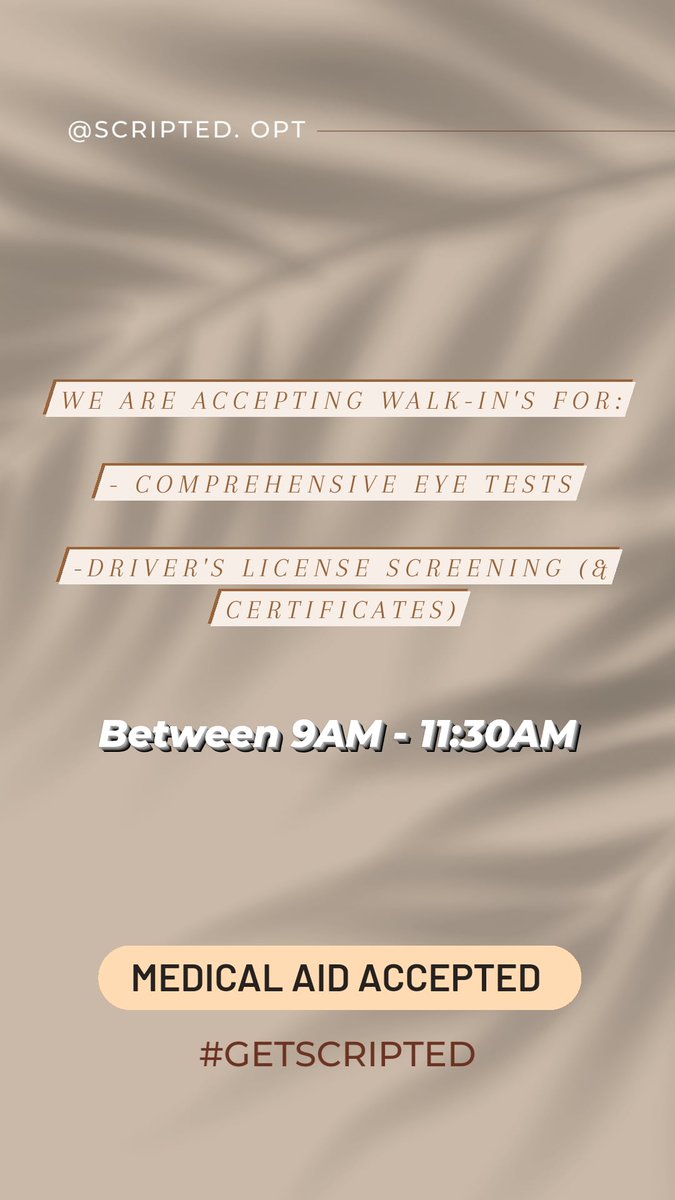Scripted Optometry Scripted Optometry (@Scripted_Opt) / Posts / X