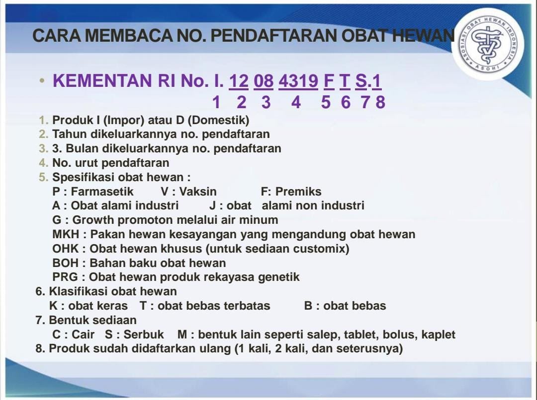 djamtjoek's tweet photo. Silakan disebarluaskan.

Terkait semakin maraknya obat hewan abal2 yg dijual di petshop/ online.

Dapat info dr kolega ternyata ada lho cara baca legalitas edar obat hewan.

Obat hewan memang ada yg dijual bebas, demi keselamatan penggunaannya selalu ikuti anjuran vetnya masing2. https://t.co/OlSQJdvXi5