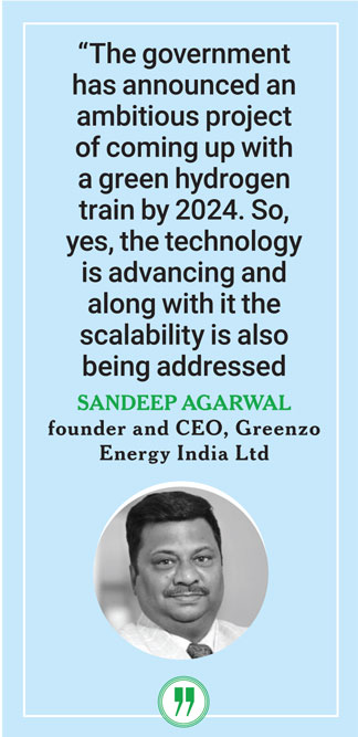 The Green Hydrogen Moment: India seeks to cut  its dependence on fossil fuel imports, writes <a href="/Ullekh/">Ullekh NP/ഉല്ലേഖ് എൻപി</a> bit.ly/3WoMZAj