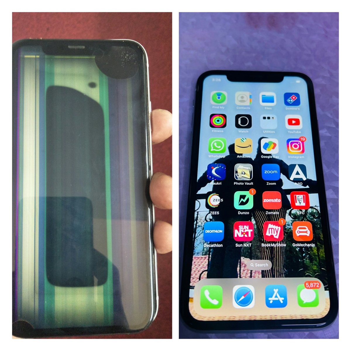 treeappleservic's tweet photo. Apple iPhone xr display replaced service done https://t.co/TL465l84zh
