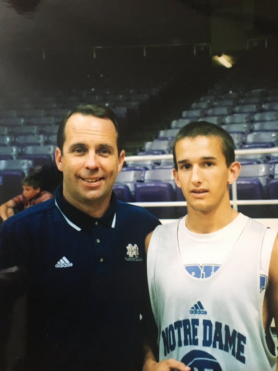 DCulb's tweet photo. Me and @NDMikeBrey go way back! Winningest coach in @NDmbb history. Gonna be some big shoes to fill! https://t.co/0SP1mxQwyr
