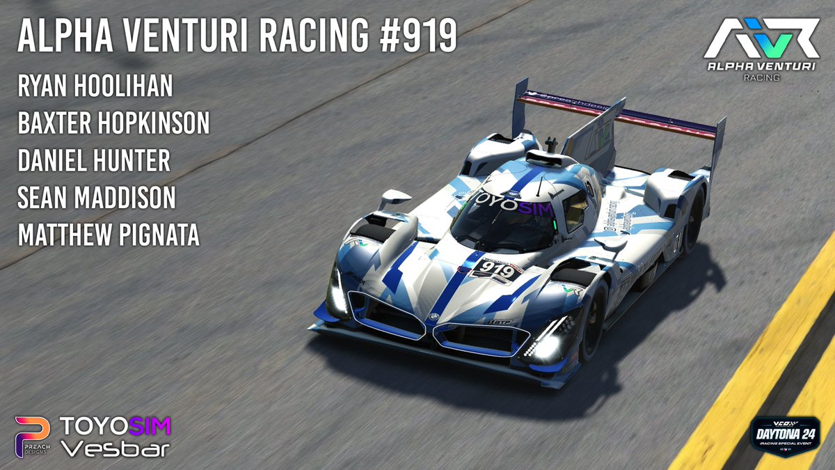 / / #919 BMW LMDh / / 

@RyanHooli
<a href="/just_bax_/">Bax</a>
@danielhunter_sr
<a href="/SeanMaddison60/">Sean Maddison</a>
@Pigga00