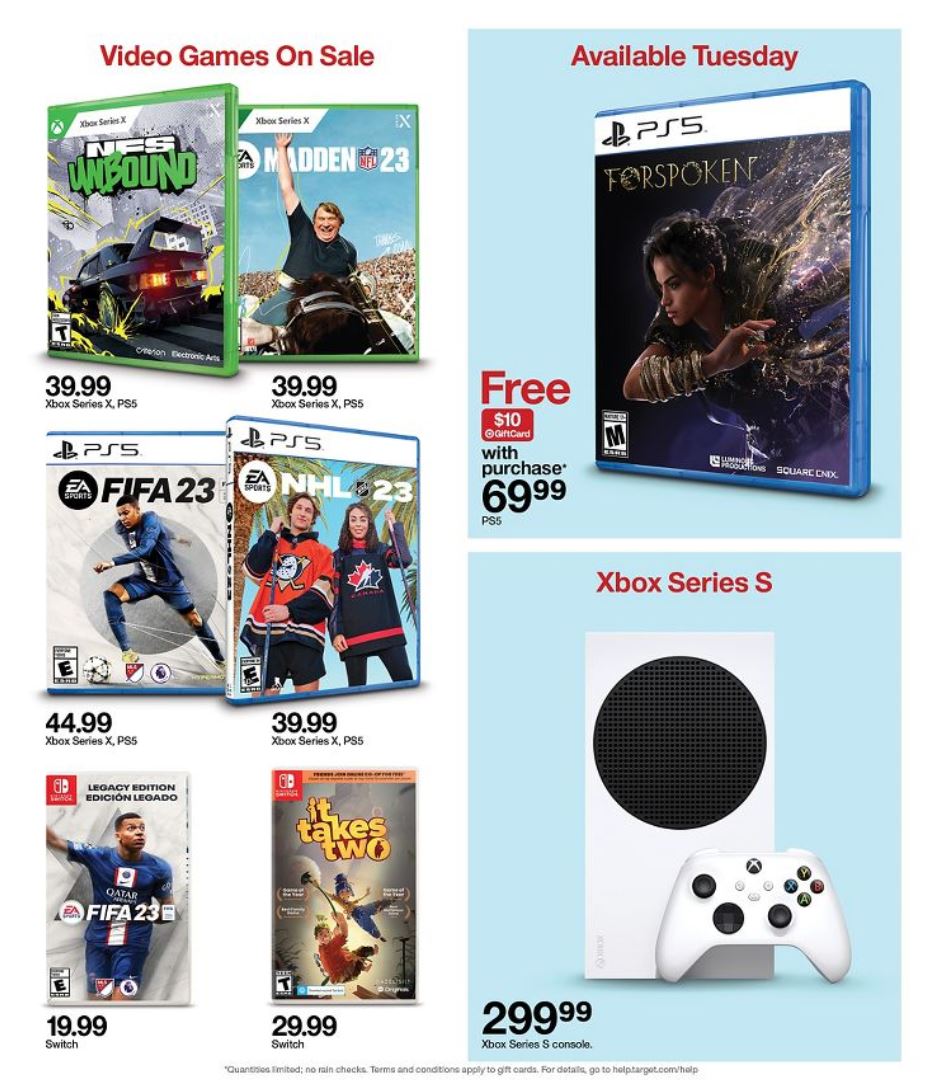 Weekly Target Ad. https://t.co/aFjuuT8xeT Cheap Ass Gamer @videogamedeals