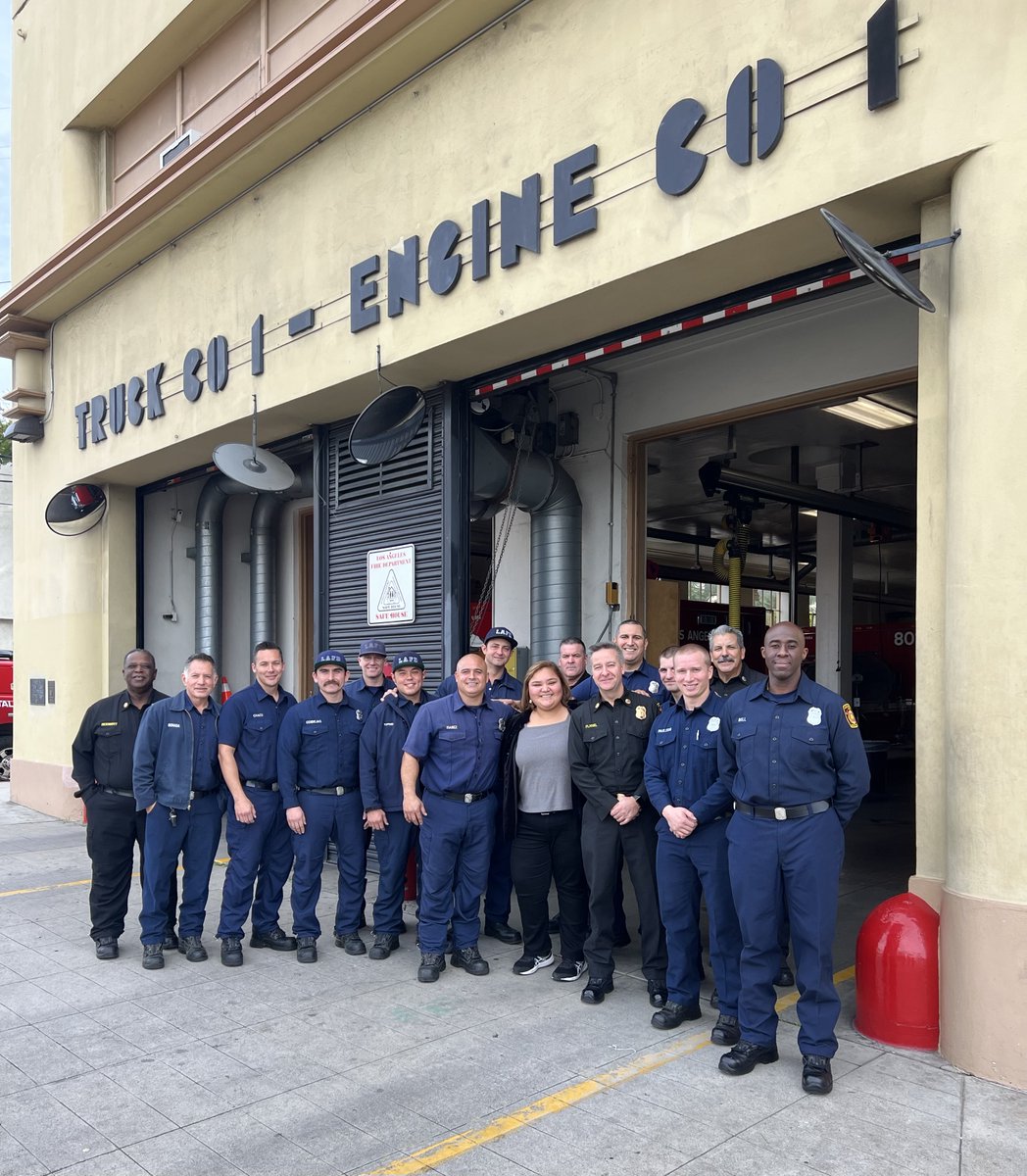 LAFD Central (@lafdcentral) on Twitter photo @lafdcentral stations 1 and 12 had the privilege of hosting <a href="/cd1losangeles/">Councilmember Eunisses Hernandez</a> for a station visit and tour. Our firefighters and OCB Commander enjoyed the opportunity to meet with <a href="/EunissesH/">Eunisses Hernandez</a> and demonstrate their pride in serving CD1 from some of the oldest stations in LA. @lafdcentral stations 1 and 12 had the privilege of hosting <a href="/cd1losangeles/">Councilmember Eunisses Hernandez</a> for a station visit and tour. Our firefighters and OCB Commander enjoyed the opportunity to meet with <a href="/EunissesH/">Eunisses Hernandez</a> and demonstrate their pride in serving CD1 from some of the oldest stations in LA.
