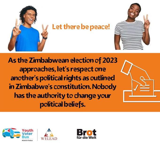 Bhekink57652425's tweet image. Let’s develop political tolerance and respect each other’s political rights 
#GetOnTheBus 
@weleadteam 
@bread4theworld 
@YADID22 
@BorisCde 
@Mkhokhelee 
@advMasiyiwa