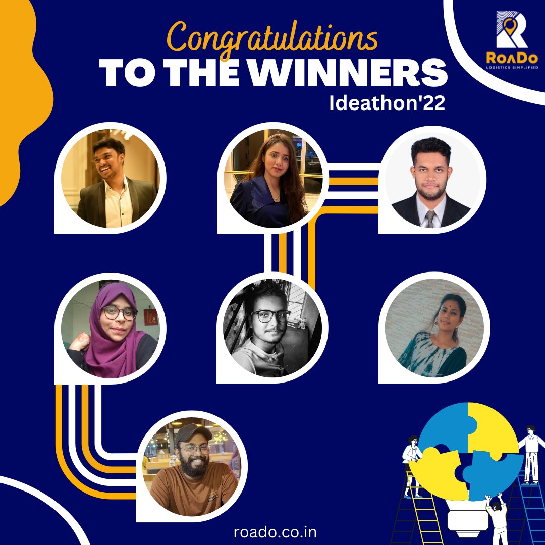 roado_india's tweet photo. Innovation to simplify logistics knows no bounds at @roado_india 

Our recent Ideathon'22 event was a huge success with enthusiastic participation from everyone in teams.

Keep an eye out for what's next from us!

#RoaDo #Innovation #Ideathon #Winners" https://t.co/6dYItLE05d