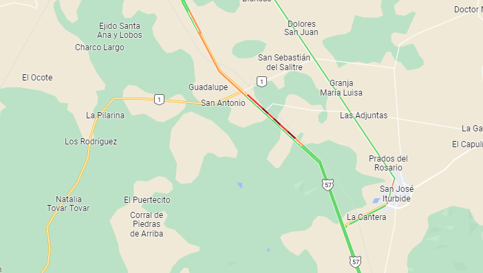 CMTPilgrims's tweet photo. Buen día 
@GN_Carreteras @GN_MEXICO_  tendran algún informe sobre el trafico en la 57 dirección slp km 61 pasando el parque opción https://t.co/sbwhIVBhPo