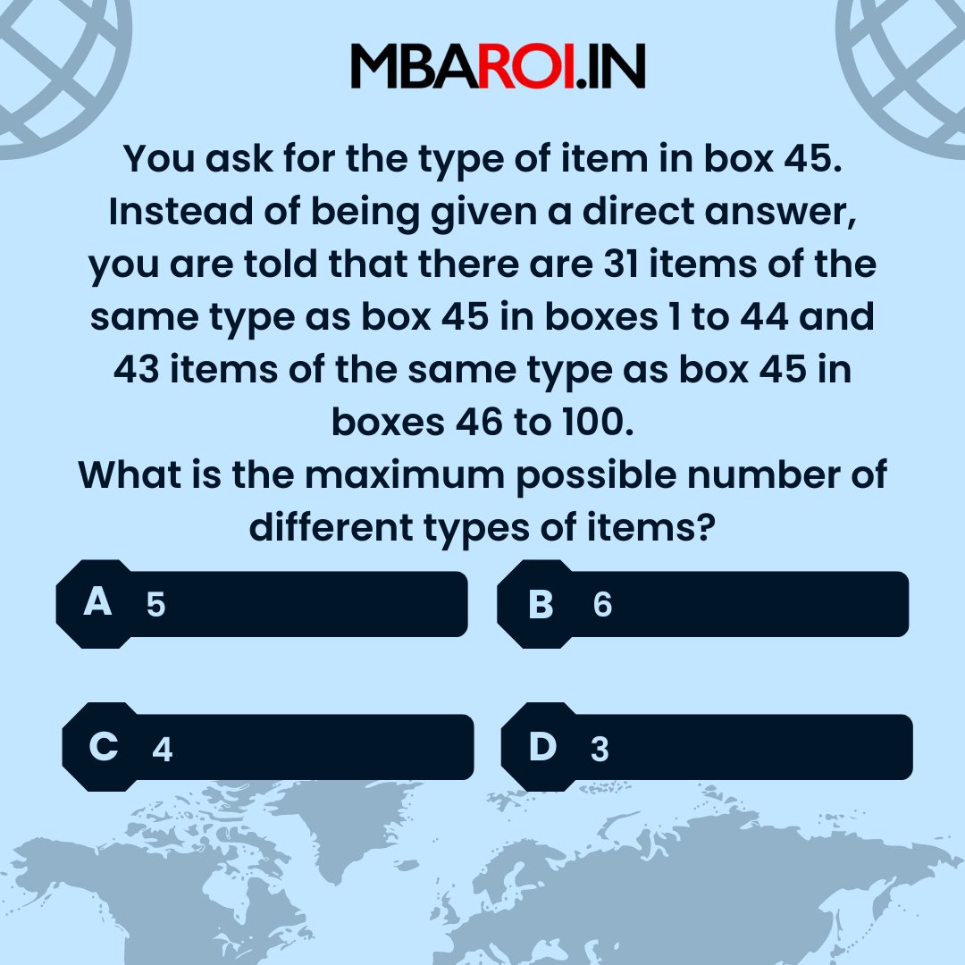 mbaroi_in's tweet image. What will be the correct answer?
Guess and Share your answer in the #comment box. 

#mbaroi #catexam2023 #mbaexam #mbaskills #mba #students #learning #education #mbaeducation #knowledge #career #managementskills #motivation #success #leadership #growthmindset  #pgdm #mba2023