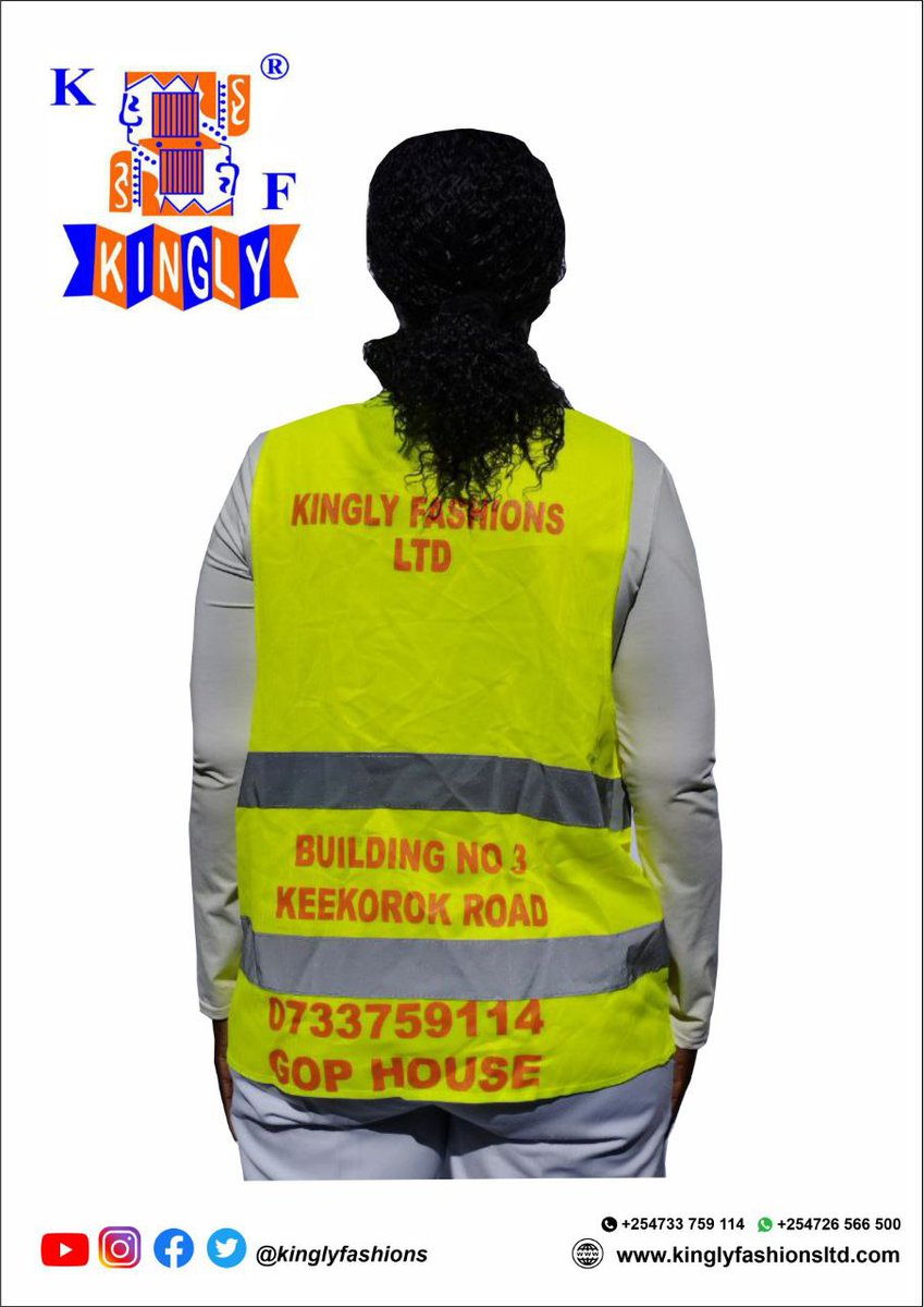 kingly_ltd's tweet photo. Our Reflective Coats are bright enough to keep you safe in your work environment 

#safety
#reflectiveclothing 
#workgear 
#IkoKaziKE 

Wholesale Availabile
Branding available in-house https://t.co/Cb9jtDfuQg